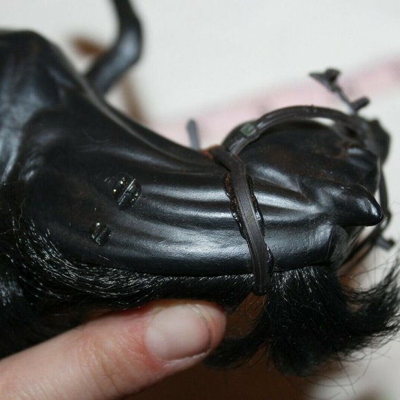 Vintage Grand Champion Lot of 2 Plastic Horses Bla - Picture 2 of 7